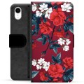 iPhone XR Premium Wallet Case - Vintage Flowers