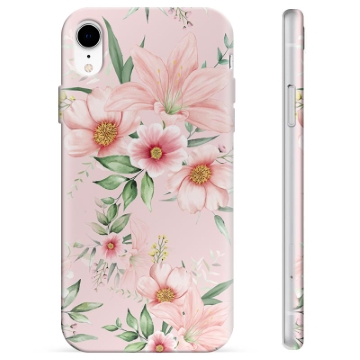 iPhone XR TPU Case - Watercolor Flowers