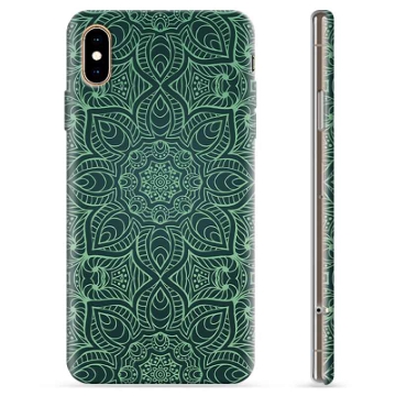 iPhone XS Max TPU Case - Green Mandala