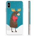 iPhone X / iPhone XS TPU Case - Cute Moose