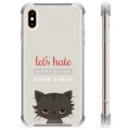 iPhone X / iPhone XS Hybrid Case - Angry Cat