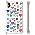 iPhone X / iPhone XS Hybrid Case - Hearts