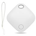 itag03 Bluetooth Finder Anti-Loss Locator for Apple Device Portable Mini Tracker with Strap - White