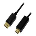 LogiLink Video Cable DisplayPort / HDMI - 2m - Black