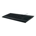 Logitech K280e Corded Keyboard - US layout - Black