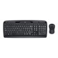 Logitech Wireless Desktop MK330 Keyboard and Mouse Set - Black