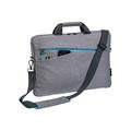 PEDEA Fashion Laptop Bag with Shoulder Strap 13.3" - Blue / Gray