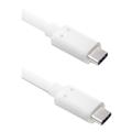 Qoltec USB 3.1 USB Type-C Cable - 1m - White