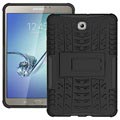 Samsung Galaxy Tab S2 8.0 T710, T715 Anti-Slip Hybrid Case - Black