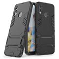 Huawei P20 Lite Armor Hybrid Case with Stand - Black