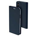 iPhone X / iPhone XS Dux Ducis Skin Pro Series Flip Case - Dark Blue