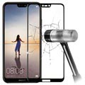 5D Full Size Huawei P20 Lite Tempered Glass Screen Protector - Black
