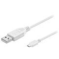 Goobay USB 2.0 / MicroUSB Cable - White