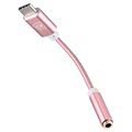 Hat Prince USB 3.1 Type-C / 3.5mm Audio Adapter - Rose Gold