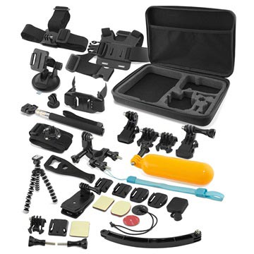 Ksix Ultimate 38-in-1 Accessories Kit for GoPro and Action Camera