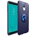 Samsung Galaxy J6 Magnet Ring Grip / Kickstand Case - Blue