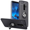 Samsung Galaxy S9+ Magnetic Ring Grip Case - Black