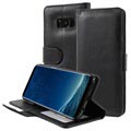 Samsung Galaxy S8 Premium Wallet Case with Stand Feature - Black