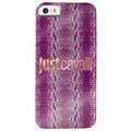 iPhone 5 / 5S / SE Puro Just Cavalli Shiny Python Hard Case - Pink