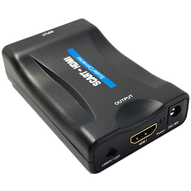 Scart / HDMI 1080p AV Adapter with USB Cable