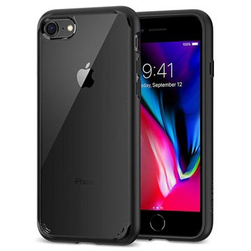 iPhone 7/8/SE (2020) Spigen Ultra Hybrid 2 Case - Black