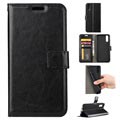 Huawei P20 Wallet Case with Magnetic Closure - Black