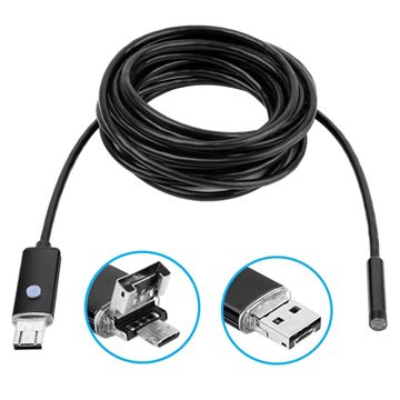 Android, PC Waterproof 8mm USB Endoscope Camera AN99 - 5m