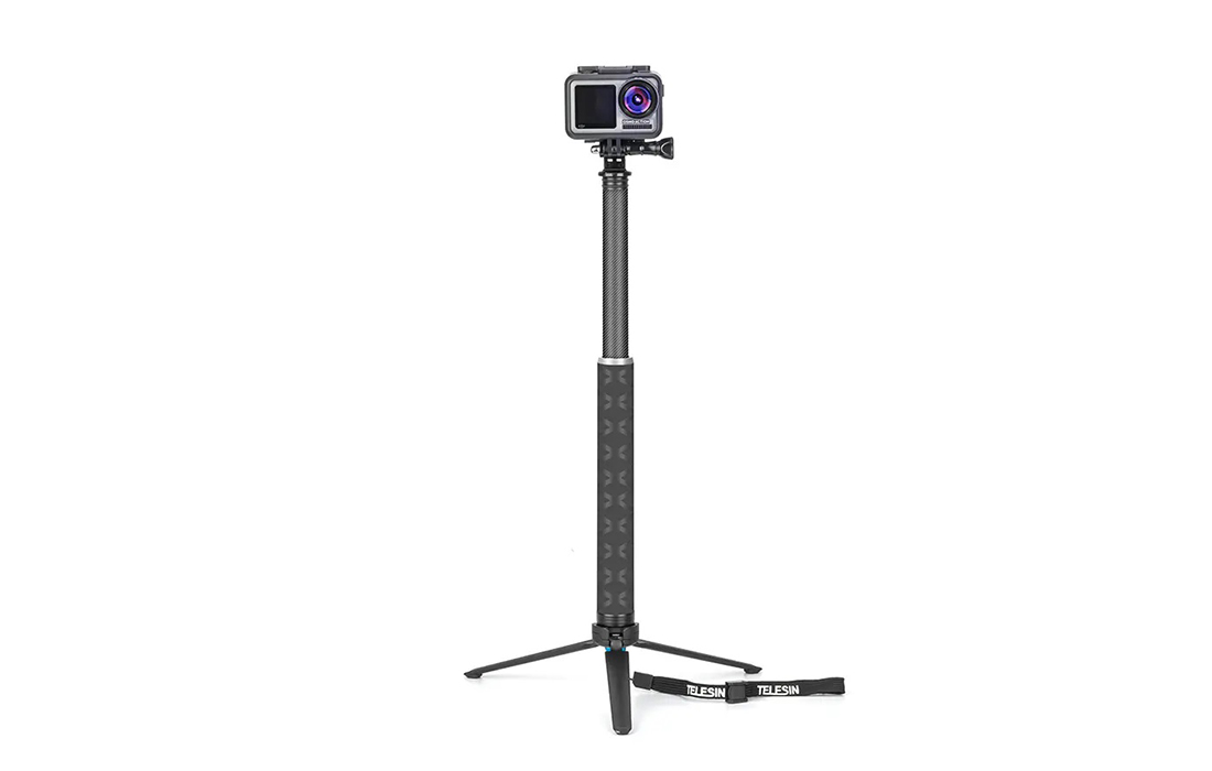Telesin GP-MNP-90T Sport Camera Selfie Stick / Tripod - 0.9m - Black